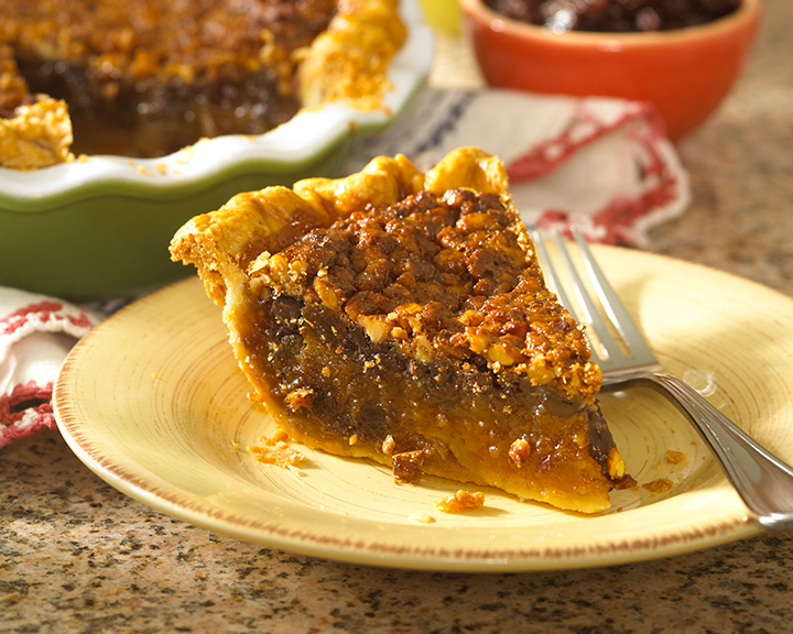 Chocolate Raisin Walnut Pie