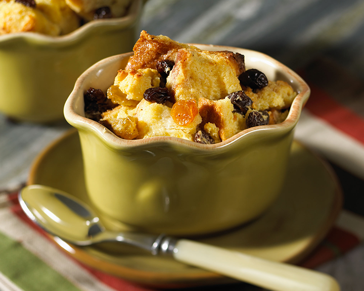 Rum Raisin Bread Pudding