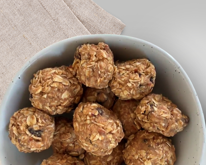 oatmeal raisin no bake energy balls